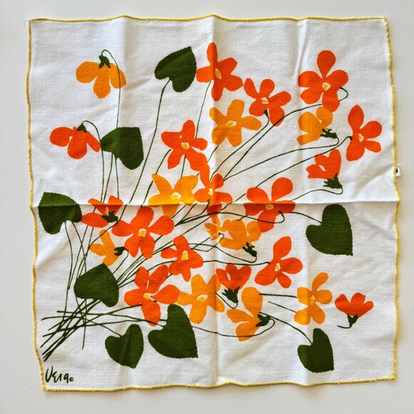 Vera Neumann 1970s Vintage Cloth Napkins (Set of 4) - Picture 2 of 6